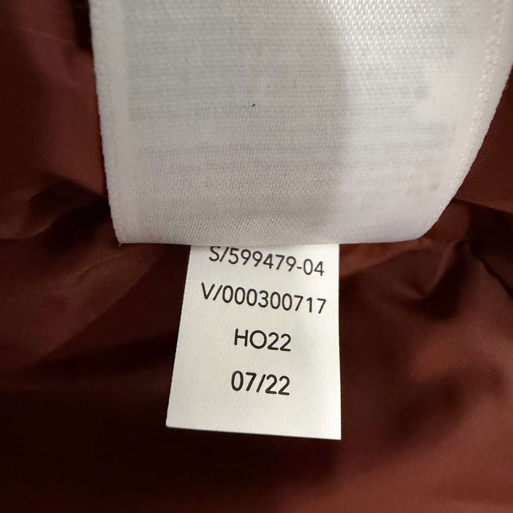 ATHLETA Downtown Puffer Jacket Ancient Mahogany Size XS - Picture 10 of 12